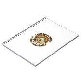 Rainbow Follower Pug St.Patrick's Day Notizblock (Linke Seite)