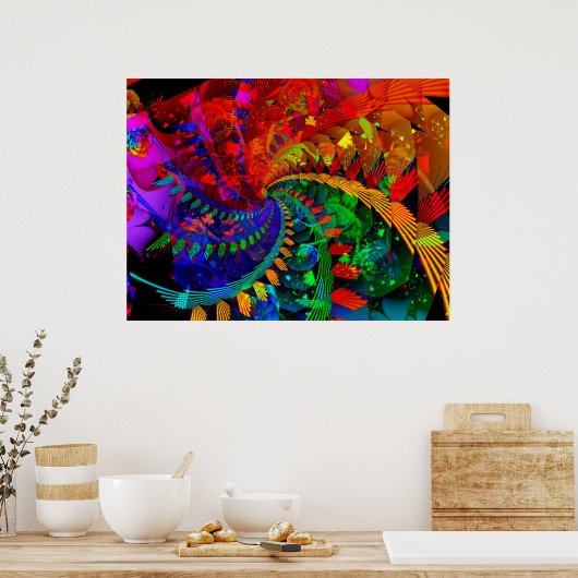 Rainbow Forest Poster (Küche)