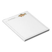 Rainbow Foreut Fisherman Personalisiert Notizblock (angewinkelt)