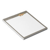 Rainbow Foreut Fisherman Personalisiert Notizblock (angewinkelt)