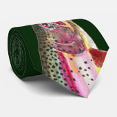 Rainbow Foreut Fishinerman, Ichthyologe Krawatte (Gerollt)