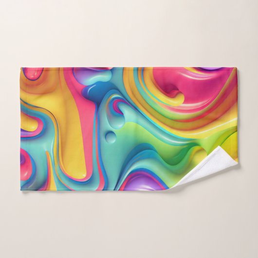 Rainbow-Formen aus Kunststoffen Badhandtuch Set (Handtuch)