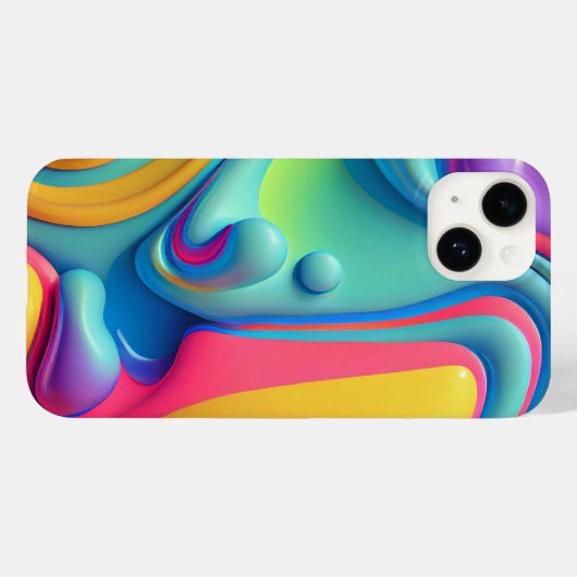 Rainbow-Formen aus Kunststoffen Case-Mate iPhone Hülle (Rückseite (Horizontal))