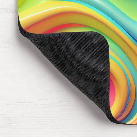 Rainbow-Formen aus Kunststoffen Mousepad (Ecke)