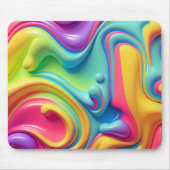 Rainbow-Formen aus Kunststoffen Mousepad (Vorne)