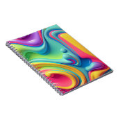 Rainbow-Formen aus Kunststoffen Notizblock (Rechte Seite)