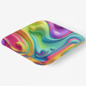 Rainbow-Formen aus Kunststoffen Pappteller (Gewinkelt)