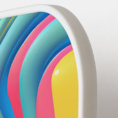 Rainbow-Formen aus Kunststoffen Pickleball Schläger (Linke Seite)