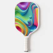 Rainbow-Formen aus Kunststoffen Pickleball Schläger (Rückseite)