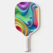 Rainbow-Formen aus Kunststoffen Pickleball Schläger (Vorderseite)