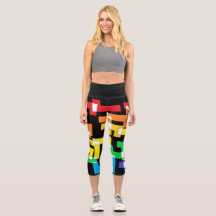 Rainbow-Formen Capri Leggings