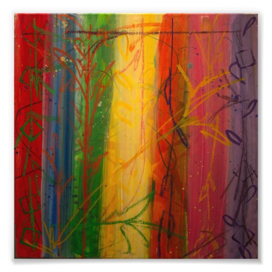 Rainbow Forrest von Bryce & Mary Fotodruck (Vorne)
