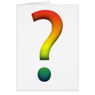 Rainbow-Fragezeichen