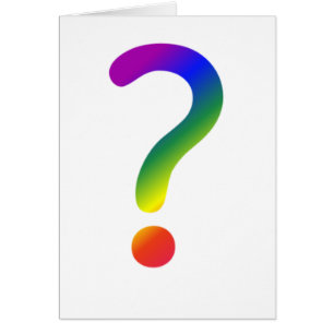 Rainbow-Fragezeichen
