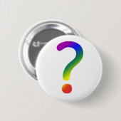 Rainbow-Fragezeichen Button (Vorne & Hinten)