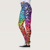 Rainbow Fragment Mosaik Leggings (Links)