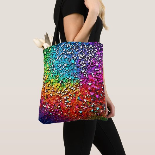 Rainbow Fragment Mosaik Tasche (Von Nahem)