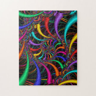 Rainbow-Fraktal Spiral-Regenbogenmuster Puzzle