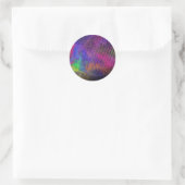 Rainbow Fraktal Texture Sticker (Tasche)