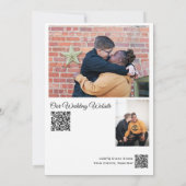 Rainbow Frame Wedding Einladung (Rückseite)