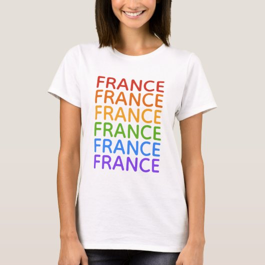 Rainbow FRANCE Shirts & Jacken (Vorderseite)