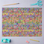 Rainbow-Friedensstift Seidenpapier (Basteln)