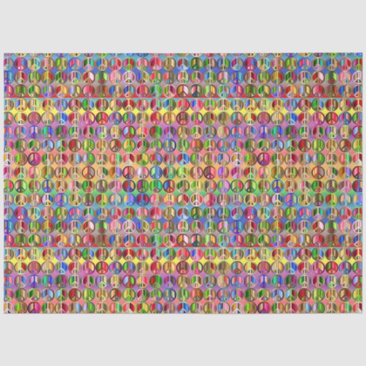 Rainbow-Friedensstift Seidenpapier (Vorderseite)