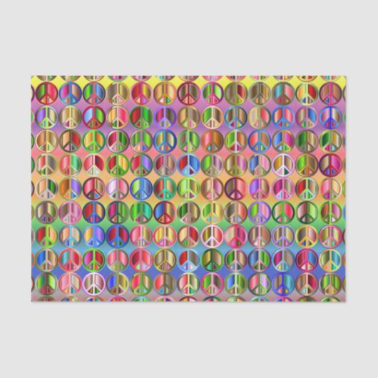 Rainbow-Friedensstift Seidenpapier (Vorderseite)