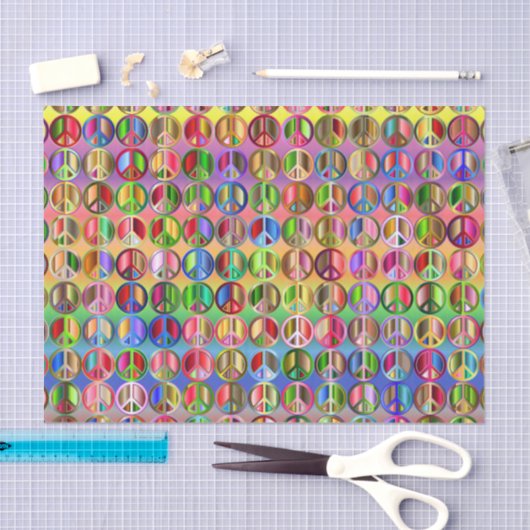 Rainbow-Friedensstift Seidenpapier (Handwerk)