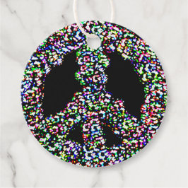 Rainbow-Friedenssymbol Geschenkanhänger