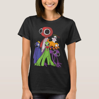 Rainbow Friends Blue Red Orange Green T-Shirt