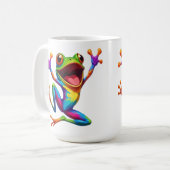 Rainbow Frog  Kaffeetasse (Vorderseite Links)