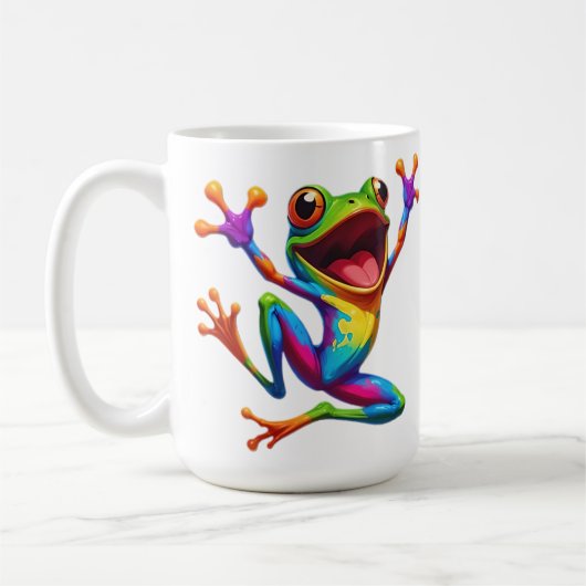 Rainbow Frog Kaffeetasse (Links)