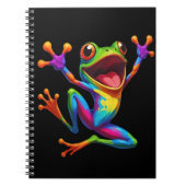 Rainbow Frog  Notizblock (Vorderseite)