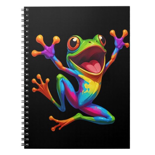Rainbow Frog Notizblock (Vorderseite)