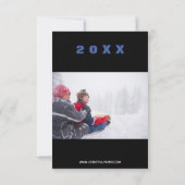 Rainbow Frohe Weihnachtsfeier - 3x5 Weihnachtskart Einladung (Rückseite)