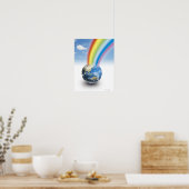Rainbow from Earth Poster (Küche)