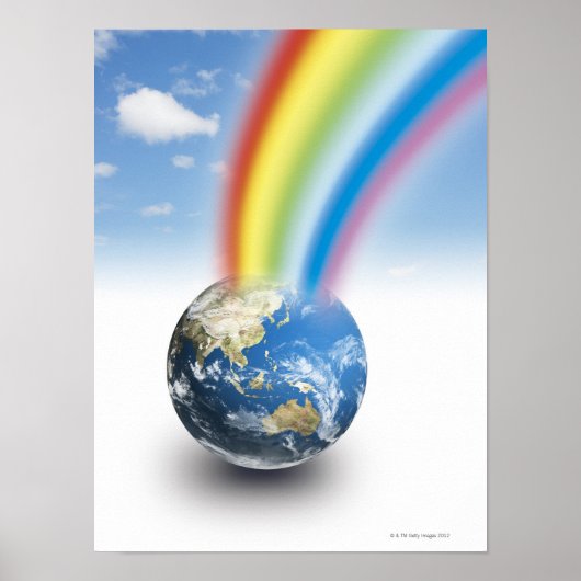 Rainbow from Earth Poster (Vorne)