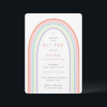 Rainbow Fun Kids Geburtstagsparty Einladung<br><div class="desc">Eine Geburtstagsfeier für Kinder zum Thema Rainbow.</div>