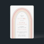 Rainbow Fun Kids Geburtstagsparty Mute Invitation Einladung<br><div class="desc">Eine Geburtstagsfeier für Kinder zum Thema Rainbow.</div>