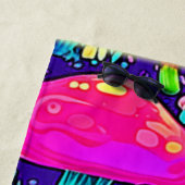 Rainbow Fungus: Cartoon Dream Strandtuch (Beispiel)