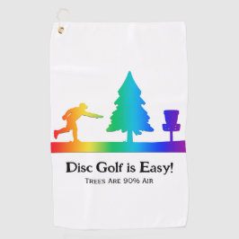 Rainbow Funny Disk Golf Putting Tree Hindernis Golfhandtuch