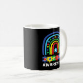 RAINBOW FÜR AUTISM Brillantes und autistisches Shi Kaffeetasse (VorderseiteRechts)