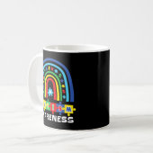 RAINBOW FÜR AUTISM Brillantes und autistisches Shi Kaffeetasse (Vorderseite Links)