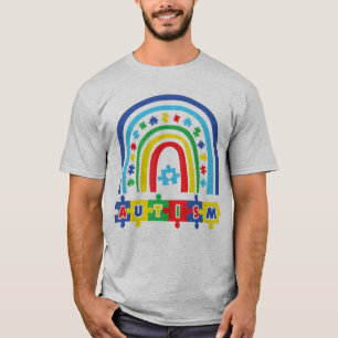 RAINBOW FÜR AUTISM Brillantes und autistisches Shi T-Shirt