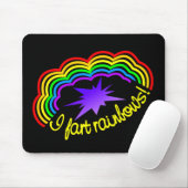 Rainbow-Furzen-Mousepad Mousepad (Mit Mouse)