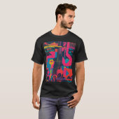 Rainbow Fusion: Multicolor Design" T-Shirt (Vorne ganz)