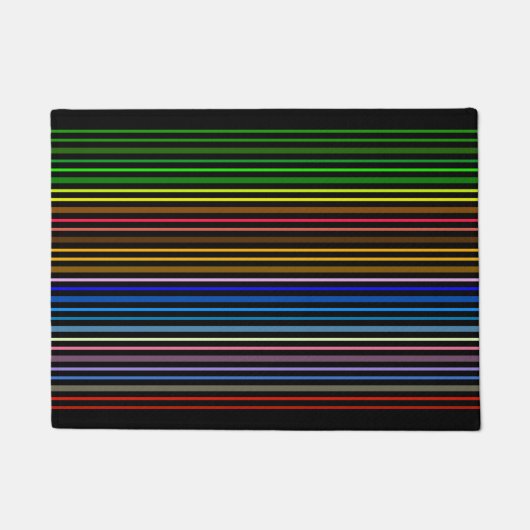 Rainbow Fußmatte (Vorderseite)