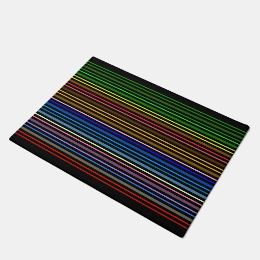 Rainbow Fußmatte (Schrägansicht)