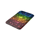 Rainbow Galaxy Bathmat Badematte (Schrägansicht)